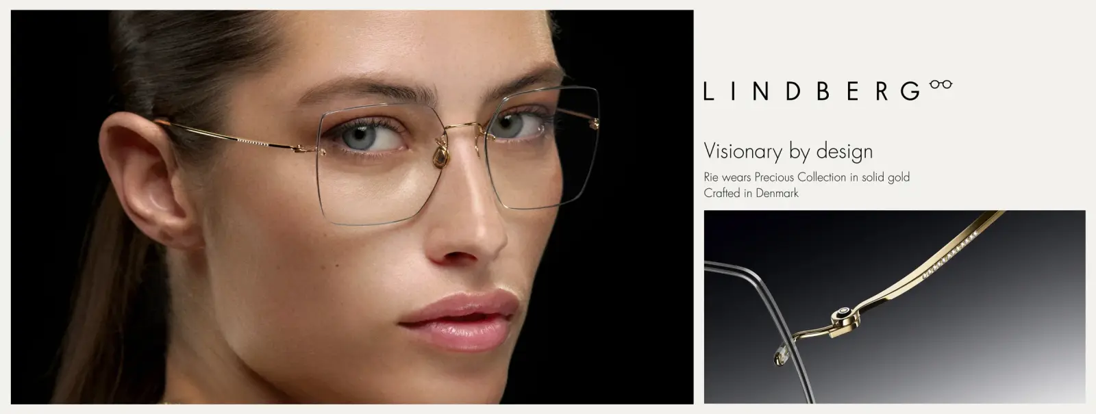 Portrait rapproché, lunettes LINDBERG